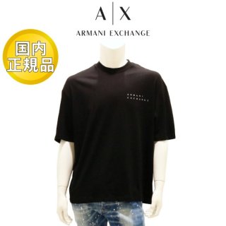 ڹʡ ޡ˥ ARMANI EXCHANGE T Ⱦµ 롼ͥå AX ֥å