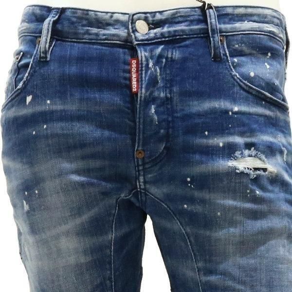 定価93500円 Dsquared2 タイディーバイカー　ジップスキニーデニム DSQUARED2 ディースクエアード ジーンズ Tidy Biker Jean