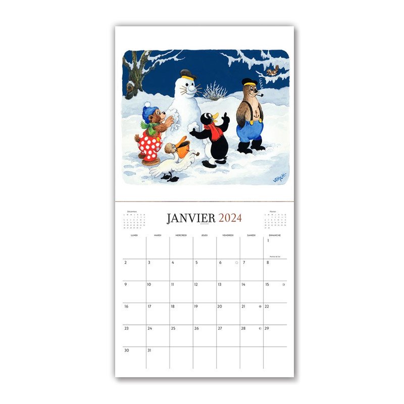 ե󥹸쥫2024ǯPETZI - CALENDRIER 2024ʥڥåĥˡVILHELM HANSEN