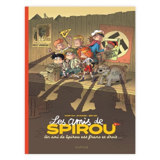 Хɥǥ͡LES AMIS DE SPIROU T.1 : UN AMI DE SPIROU EST FRANC ET DROIT... BENBK, DAVID EVRARD