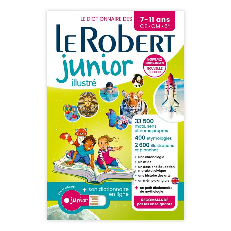 ʩʩLE ROBERT JUNIOR : ILLUSTRE + SON DICTIONNAIRE EN LIGNE