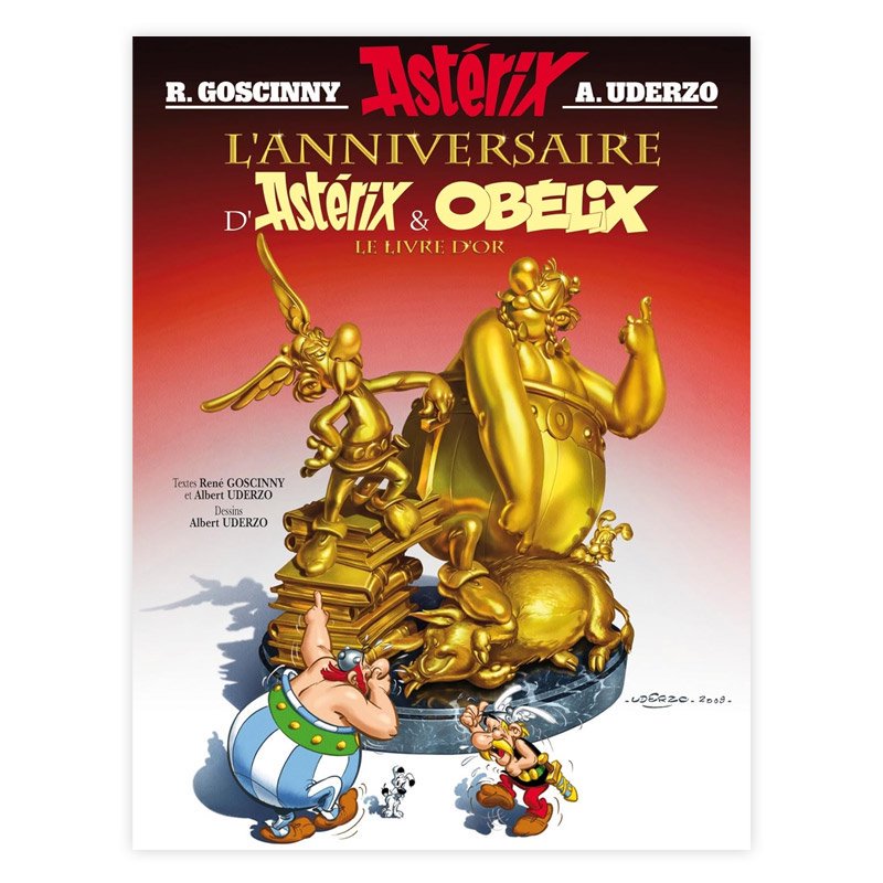 Хɥǥ͡ASTERIX TOME 34 : L'ANNIVERSAIRE D'ASTERIX ET OBELIXGOSCINNY RENE