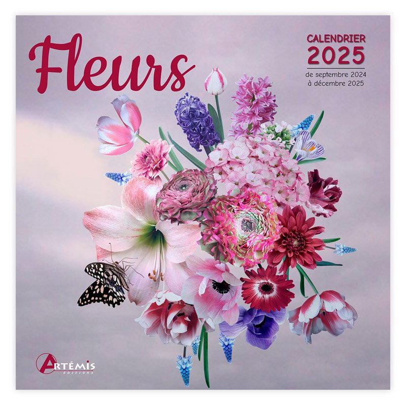 ե󥹸쥫2025ǯCALENDRIER FLEURS (EDITION 2025)