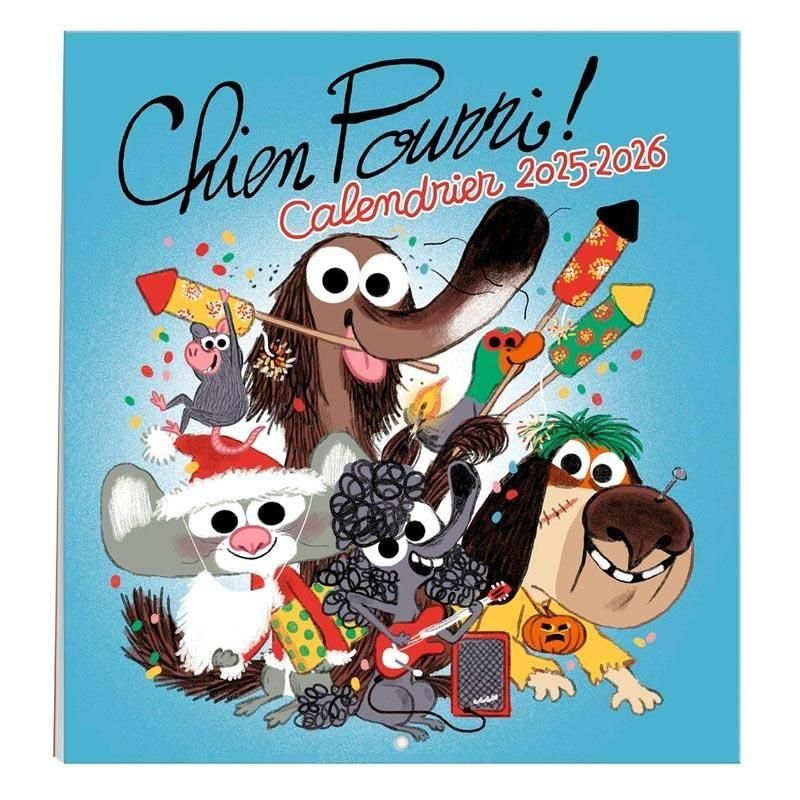 ե󥹸쥫2026ǯ CALENDRIER CHIEN POURRI  GUTMAN COLAS