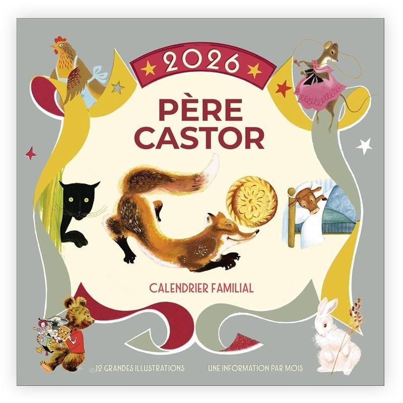 ե󥹸쥫2026ǯ CALENDRIER FAMILIAL PERE CASTOR  