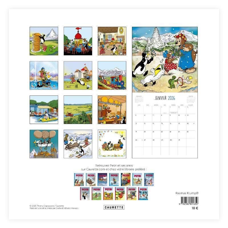 ե󥹸쥫2026ǯ CALENDRIER PETZI EN SUISSE 2026 