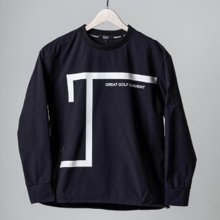 Stretch Wind Pullover (Black)