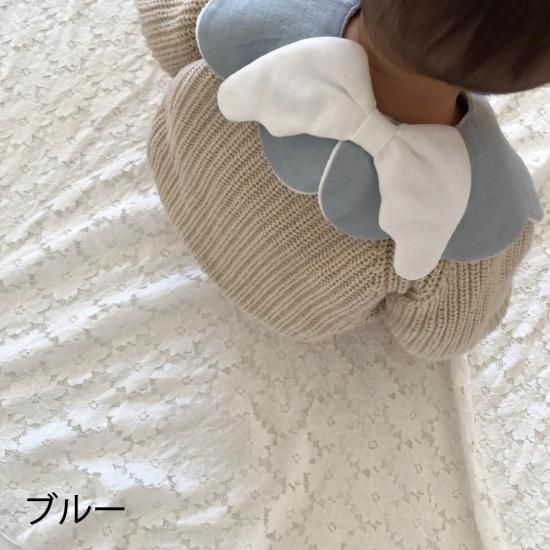 もこもこ天使の羽スタイ | 名入れも可能 - ベビーギフトのLien