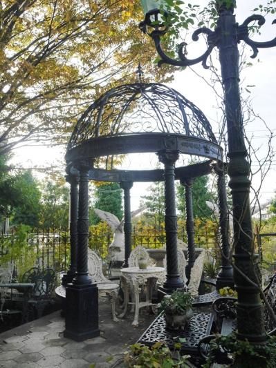世界の家具大百科 & GAZEBO 屋外ガーデンデコレーションクラシックデザイン鋳鉄ラウンド