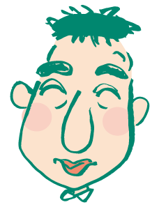 ¼