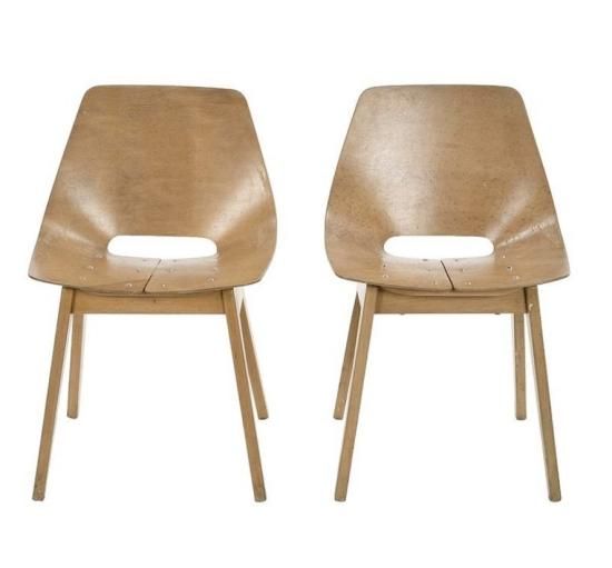 ピエールガーリッシュ　トノーチェア　ミッドセンチュリー　椅子　ペリアン　値下げ ピエールガーリッシュ トノーチェア 木製 ミッドセンチュリー 椅子