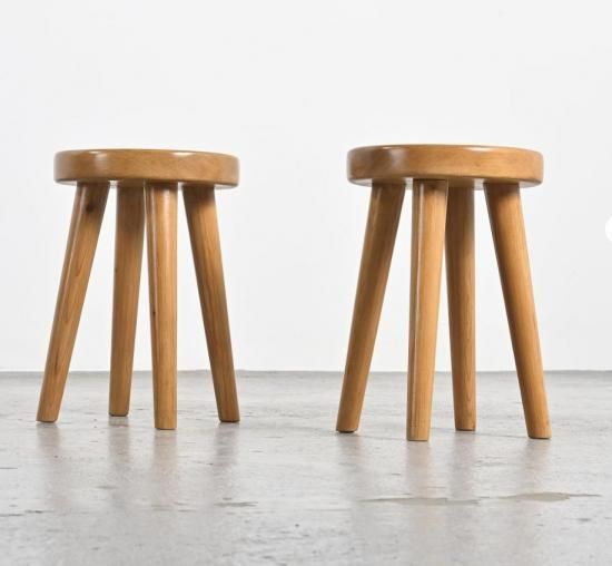 シャルロットペリアン　レザルクスツール　1960s b7 — Atelier Six