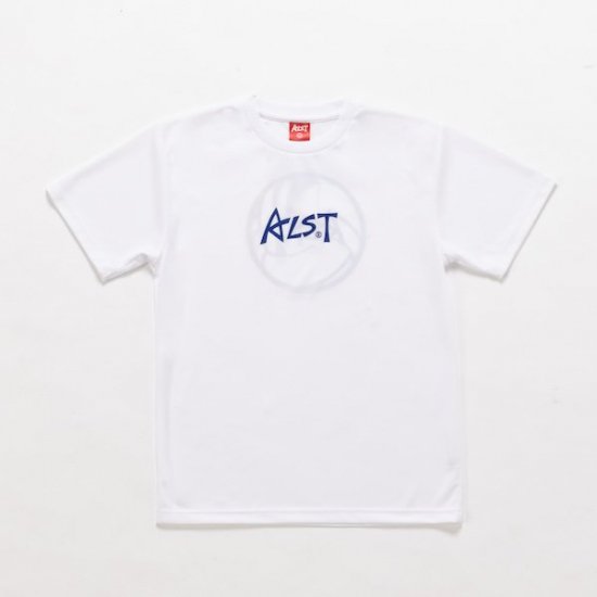 半袖ドライ Tシャツ ALST BACK BALL GRADATION Tee【ホワイト/ネイビー】 - ALST Online Store