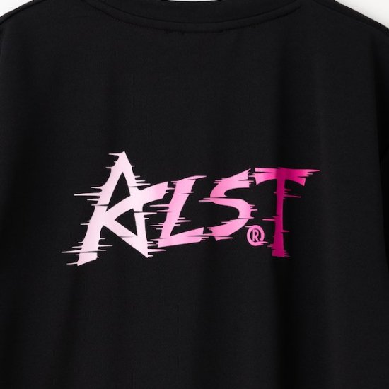 半袖ドライ Tシャツ SPEED GRADATION LOGO【ブラック/ピンク】 - ALST Online Store