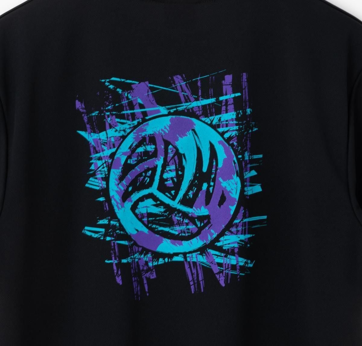 半袖ドライTシャツ RAGE【ブラック/パープル】 - ALST Online Store