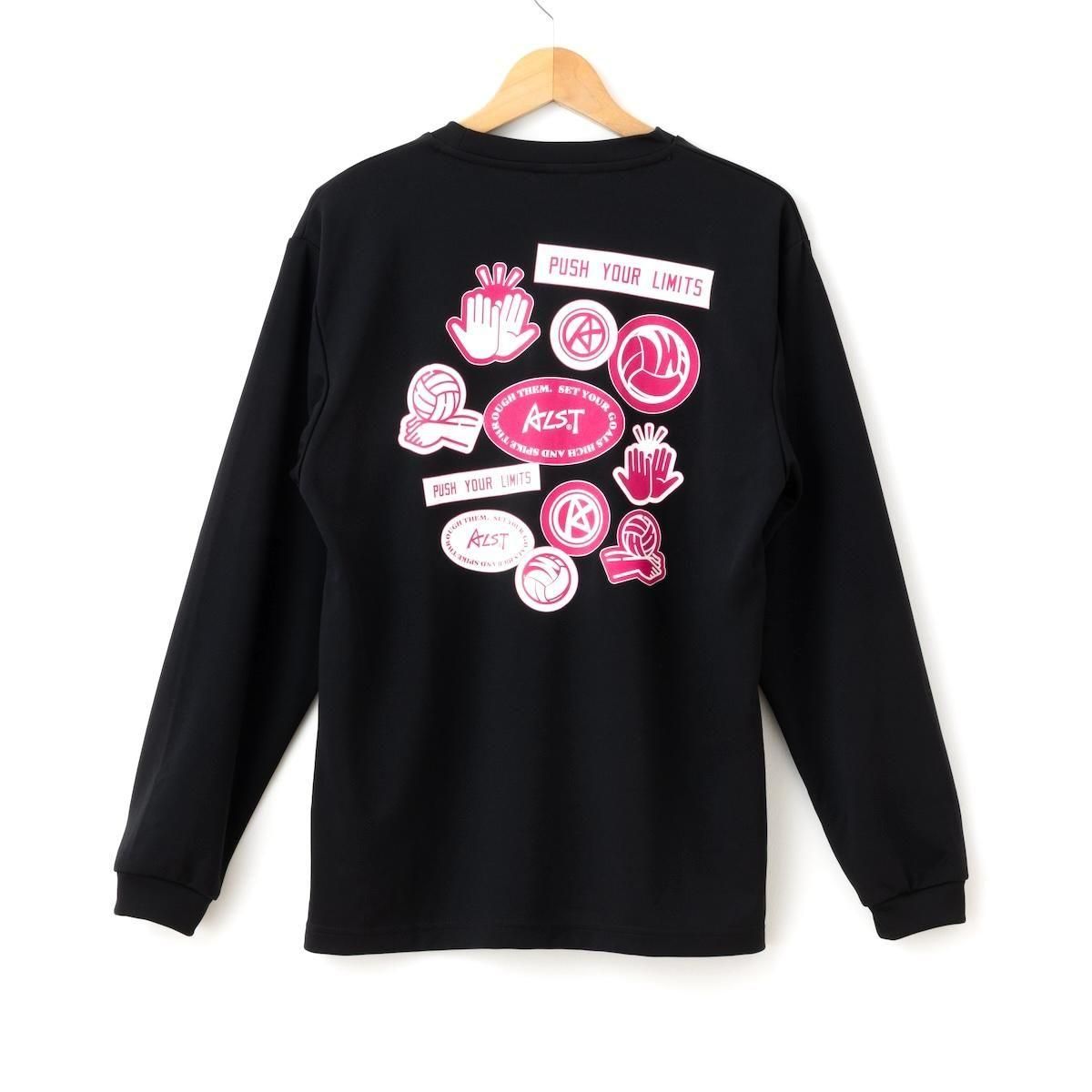 美品　PLEATS PLEASES ブラック ストライプ 長袖Tシャツ 1103720255461621304001?$VS_1500$