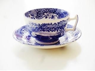 Spodeスポード ブルーイタリアン フォーク スプーンセット Spode