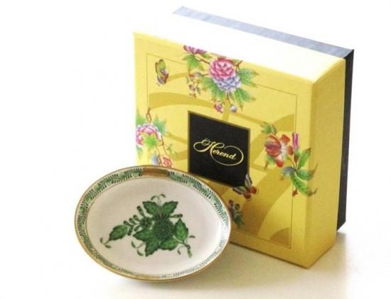 ヘレンド アポニーグリーン アシュトレイ ヘレンドHEREND | アポニーグリーン アッシュトレイ AV 7781