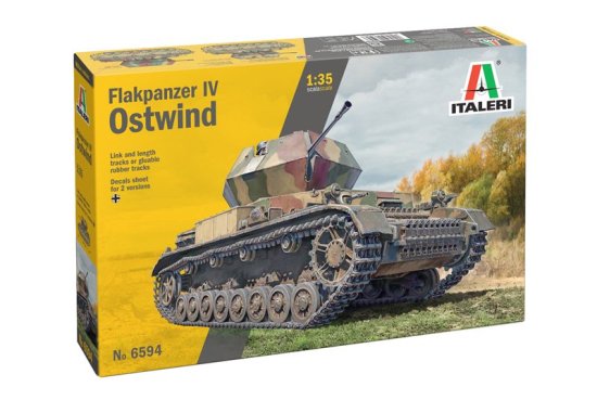 イタレリ IV号対空戦車 オストヴィント 1/35 未組立 プラモデル 戦車 ミリタリー 模型 Italeri Flakpanzer IV  Ostwind