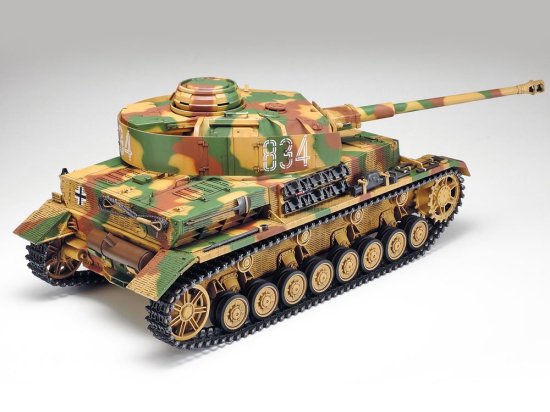 タミヤ ドイツIV号戦車J型 (シングルモーターライズ) 1/16未組立 プラモデル ミリタリー 模型 TAMIYA German  Pz.Kpfw.IV Ausf J Tank w/Single Motor