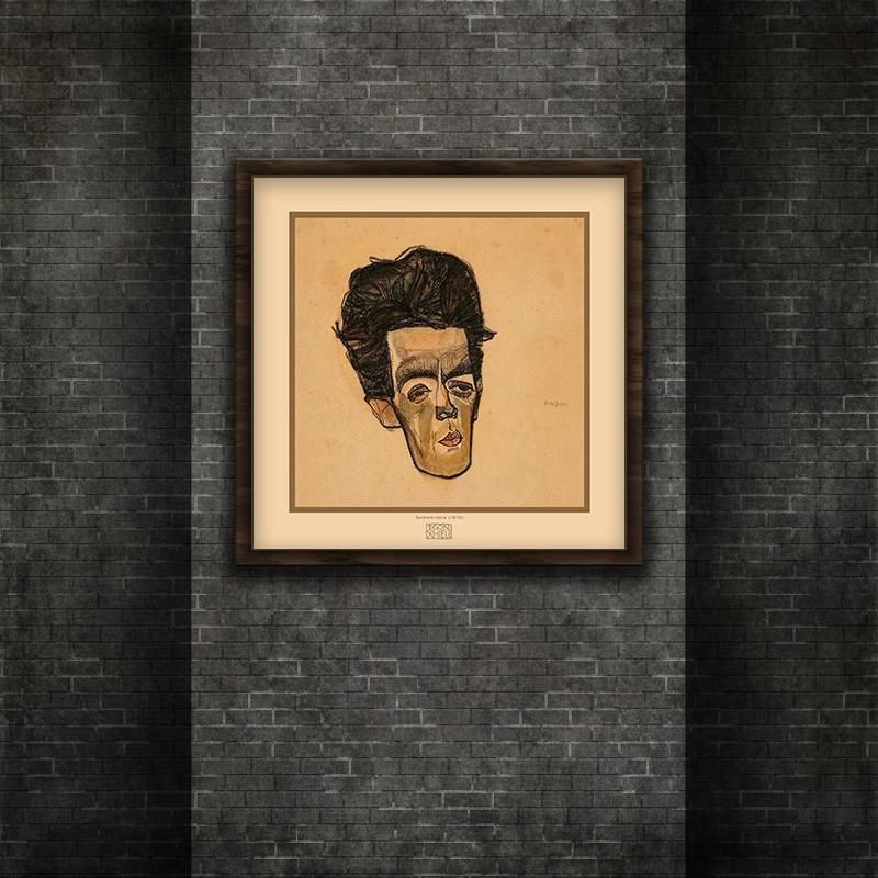 自画像 | エゴン・シーレ - ROSSO GRAFICO