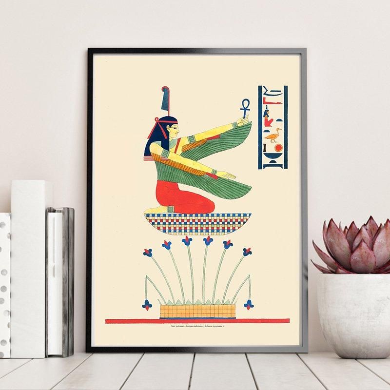 エジプト神話 女神マアト 彫刻 エジプトの女神マアト像：古代美術の装飾彫刻 - Etsy 日本