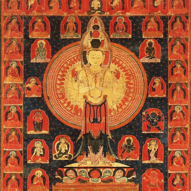 14世紀 千手観音菩薩 | 絵画・アート - ROSSO GRAFICO