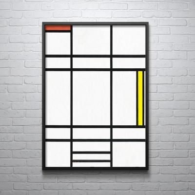 ピート・モンドリアン、『ウェースペルゼイド川：夕暮れ』 ピート・モンドリアン、『ウェースペルゼイド川：夕暮れ』