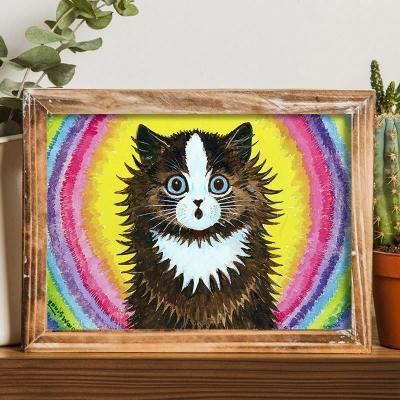 ルイス　ウェイン　古い木枠の額装 ルイス ウェイン 古い木枠の額装 FullSizeRender_f13fa718-3c65-