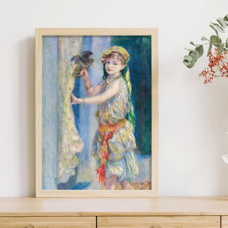 鳥と少女 | ルノワールの肖像画 - ROSSO GRAFICO