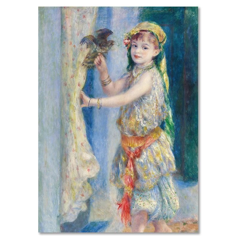 鳥と少女 | ルノワールの肖像画 - ROSSO GRAFICO