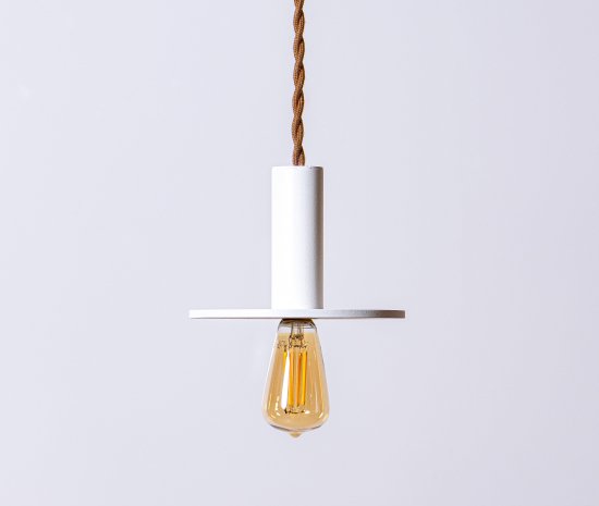 A001 White pendant light (E17)画像