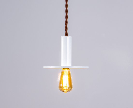 A001 White pendant light (E17) 画像