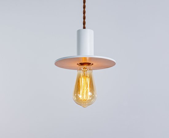 A003 White pendant light (E26) 画像