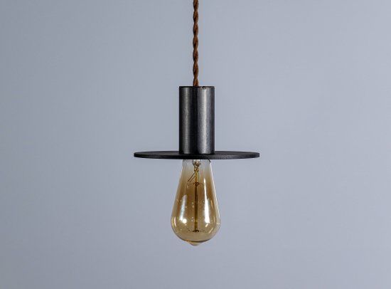 A004 Black pendant light (E26) 画像