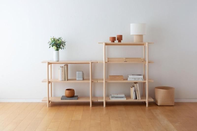 旭川家具 cosine コサイン　リビングシェルフ 85 メープル 旭川家具 cosine コサイン リビングシェルフ 国産家具 無垢