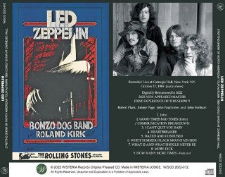 Led Zeppelinn(レッド・ツェッペリン)/ STARTING SHOW OF NORTH AMERICAN TOUR AUTUMN 1969【CD】  - コレクターズCD通販 TANGERINE ECHO