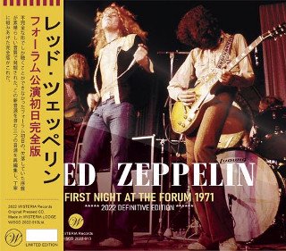 Led Zeppelin(åɡĥåڥ)/ FIRST NIGHT AT THE FORUM 1971 / 2022 DEFINITIVE EDITION2CD