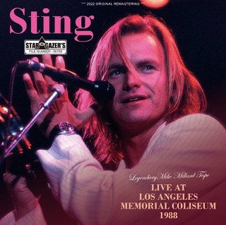 Sting(ƥ)/ LEGENDARY MIKE MILLARD TAPE / LIVE AT LOS ANGELES MEMORIAL COLISEUM 1988CDR