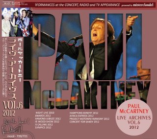 Paul McCartney(ݡ롦ޥåȥˡ)/LIVE ARCHIVES Vol.6 2CD