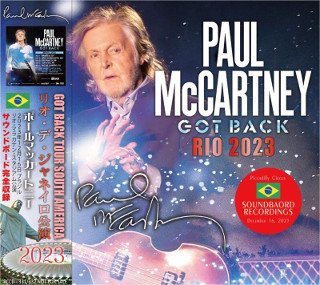 Paul McCartney(ݡ롦ޥåȥˡ)/ GOT BACK RIO 2023 2CD