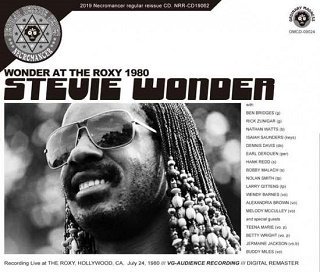 Stevie Wonder(ƥ)/ WONDER AT THE ROXY 1980 3CDR