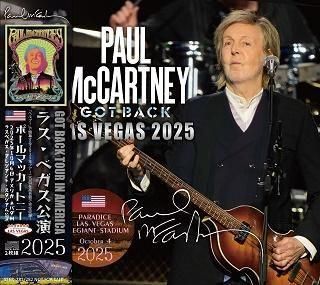 <img class='new_mark_img1' src='https://img.shop-pro.jp/img/new/icons10.gif' style='border:none;display:inline;margin:0px;padding:0px;width:auto;' />Paul McCartney(ݡ롦ޥåȥˡ)/ GOT BACK LAS VEGAS 2025 2CD