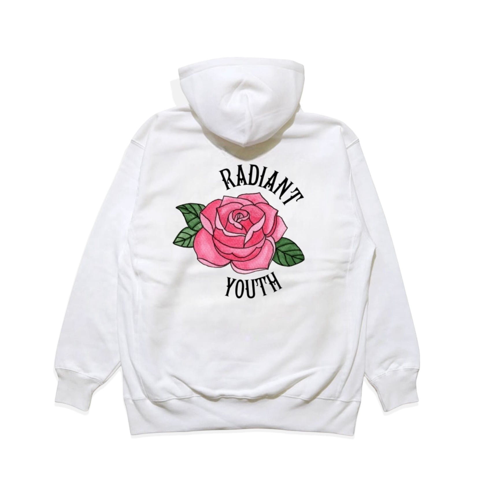 FLORAL LOGO ZIP HOODIE