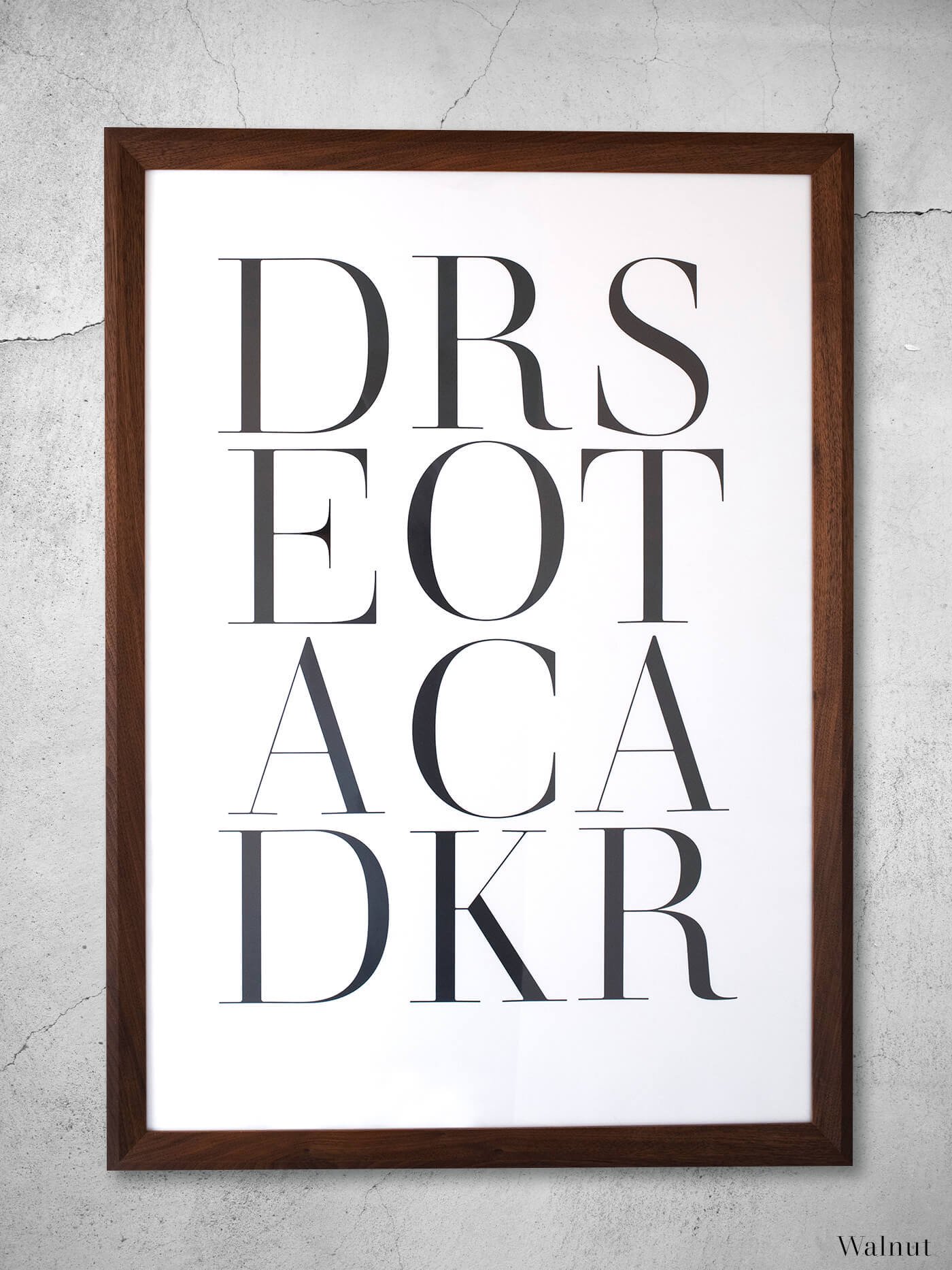 TYPO POSTER 001 DRS