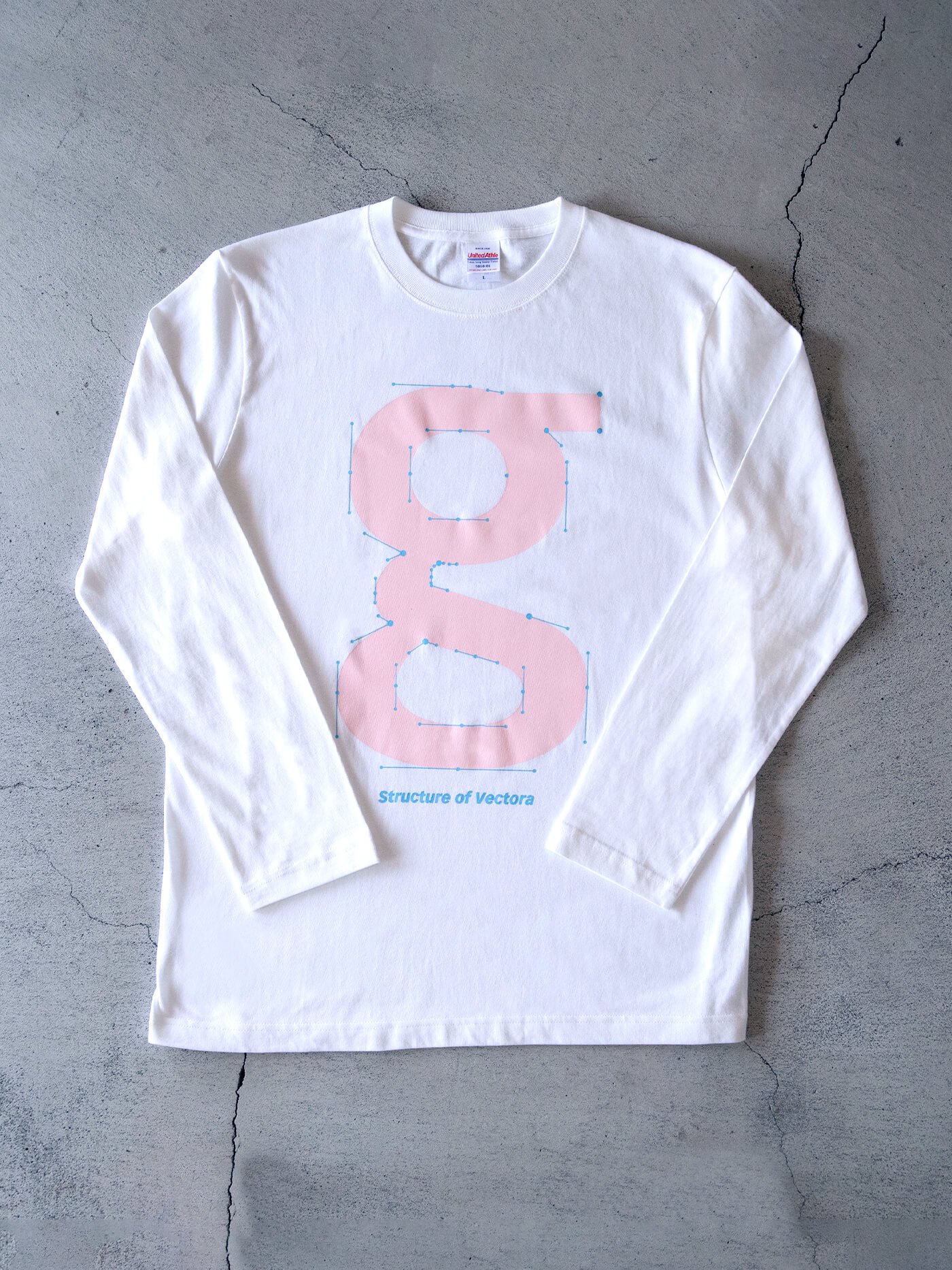 TYPO T-SHIRT 005g structure pink