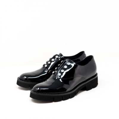 GRISE ポインテッドハートカットオペラフラット チャコールグレー 24cm GRISE ポインテッドハートカットオペラフラット