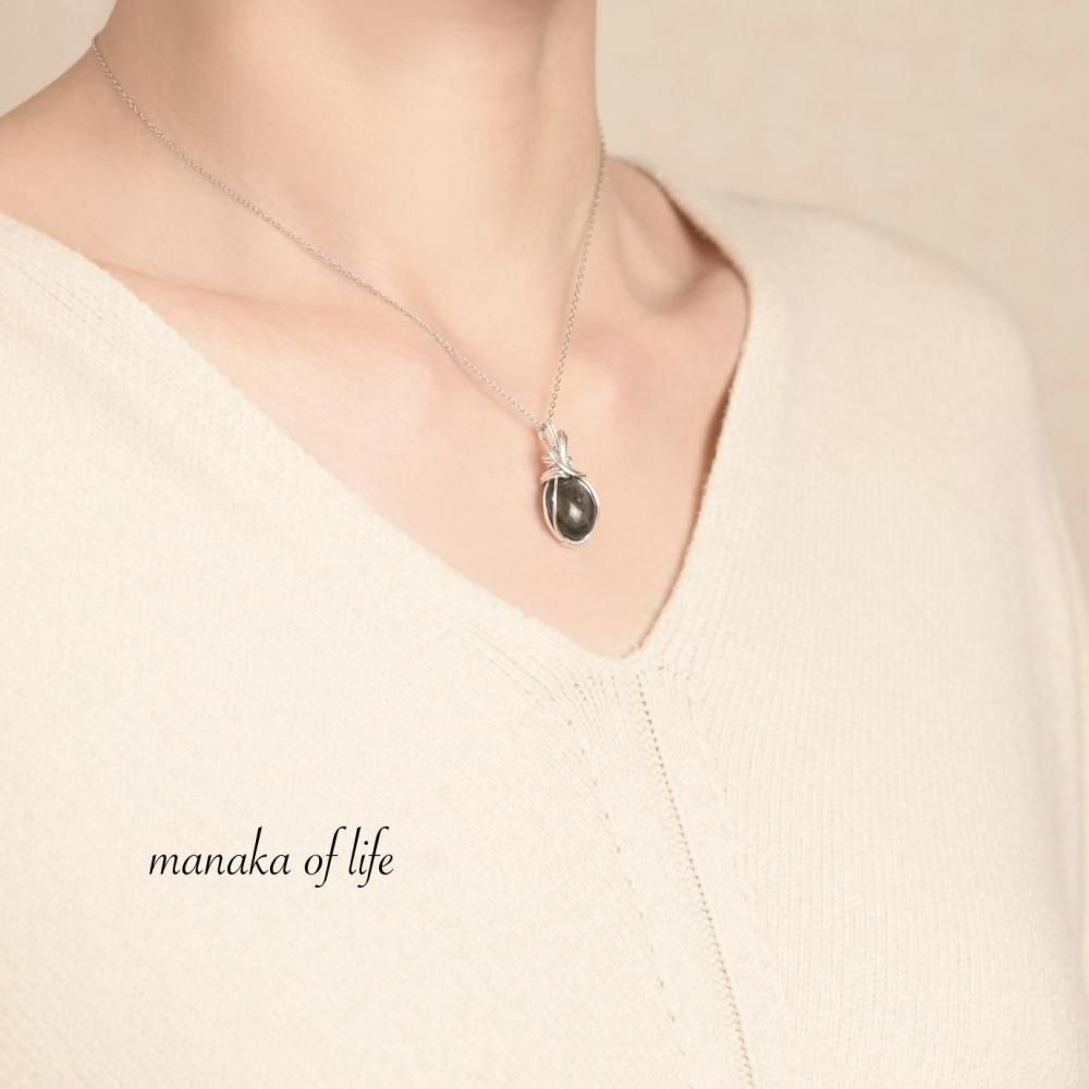 スターサンストーン ペンダントトップ ワイヤーラッピング