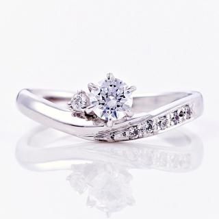 4C졼  ǥ  0.25ct D-EX-VS1 [PT900] :LD014