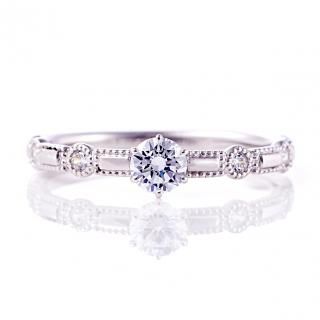 4C졼  ǥ  0.25ct F-3EX H&C-VS1 [PT900] :LD071